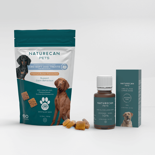 CBD oil for Dogs & CBD Dog Treats for Calm - 10%
