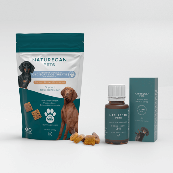 CBD oil for Dogs & CBD Dog Treats for Calm - 3%