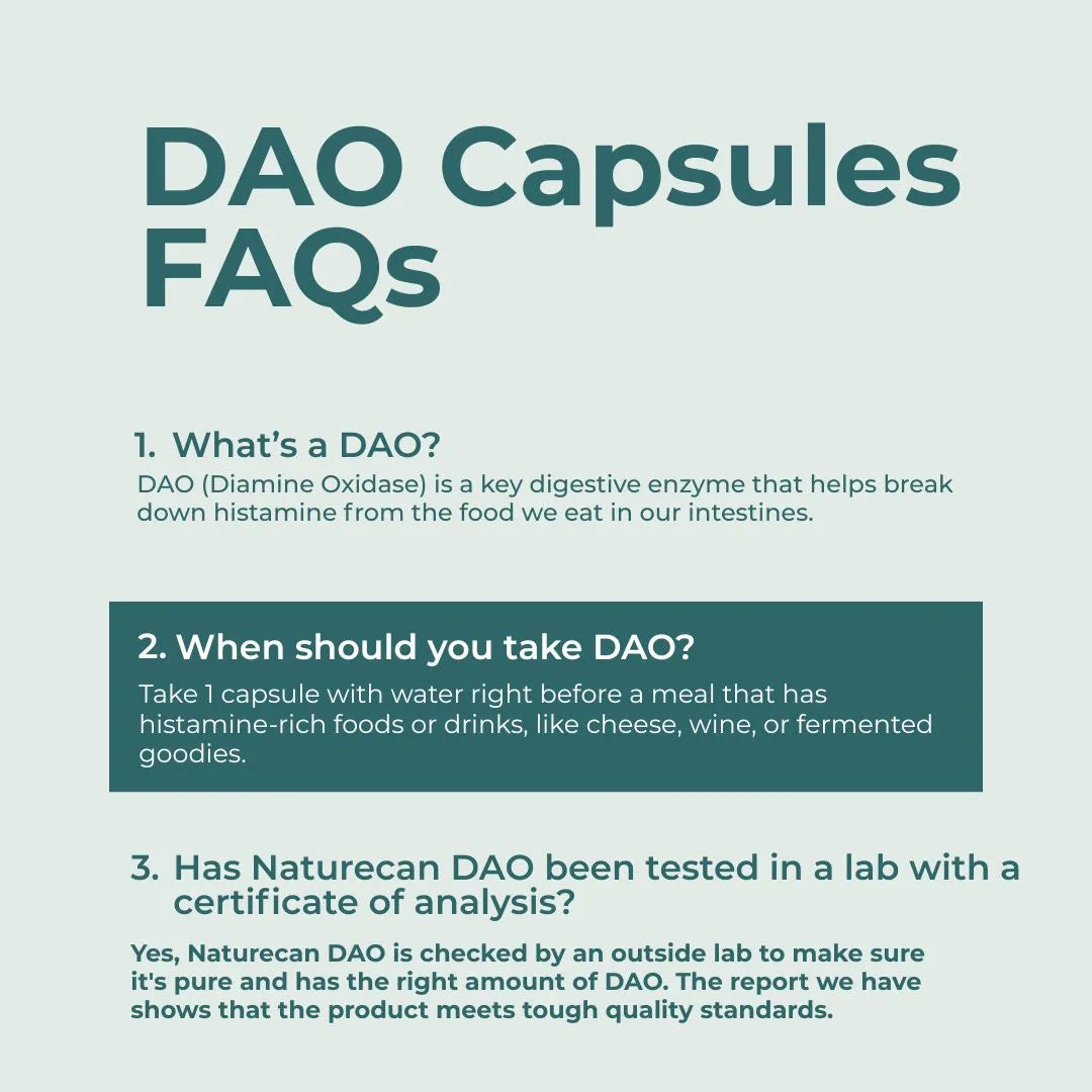 DAO (Diamine Oxidase) Supplement