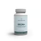 Naturecan Iron+ supplement bottle on a white background
