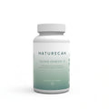 Naturecan Algae Omega-3 supplement bottle with green gradient label, suitable for vegans.