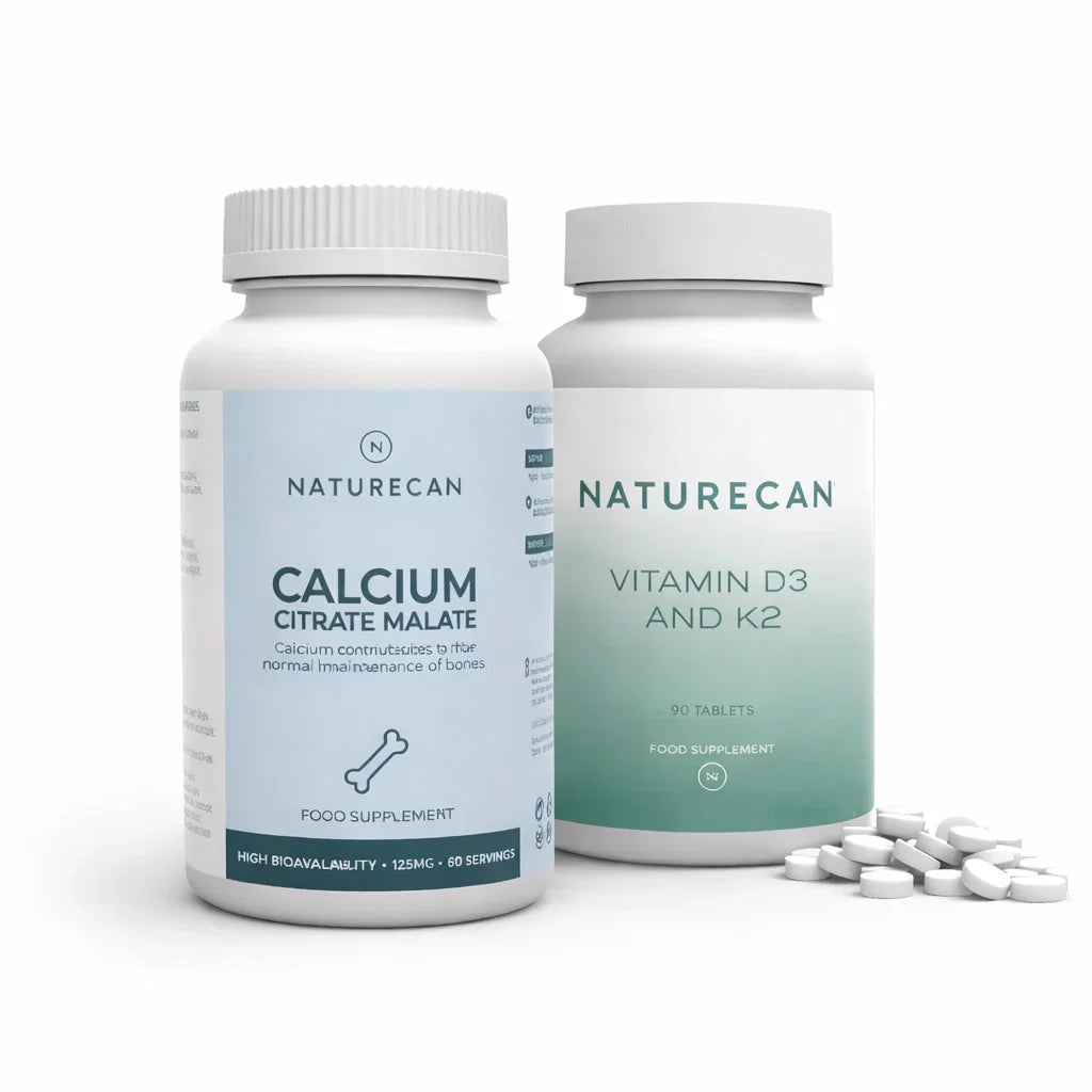 Two Naturecan supplement bottles on a white background