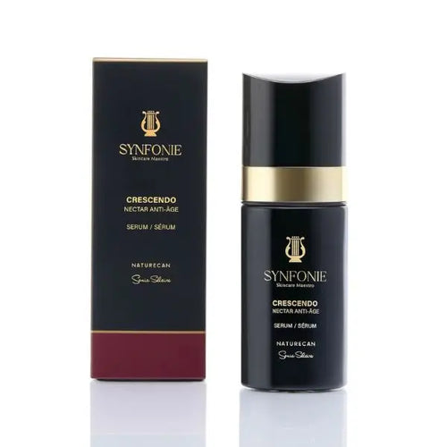 SYNFONIE serum bottle and packaging on a white background