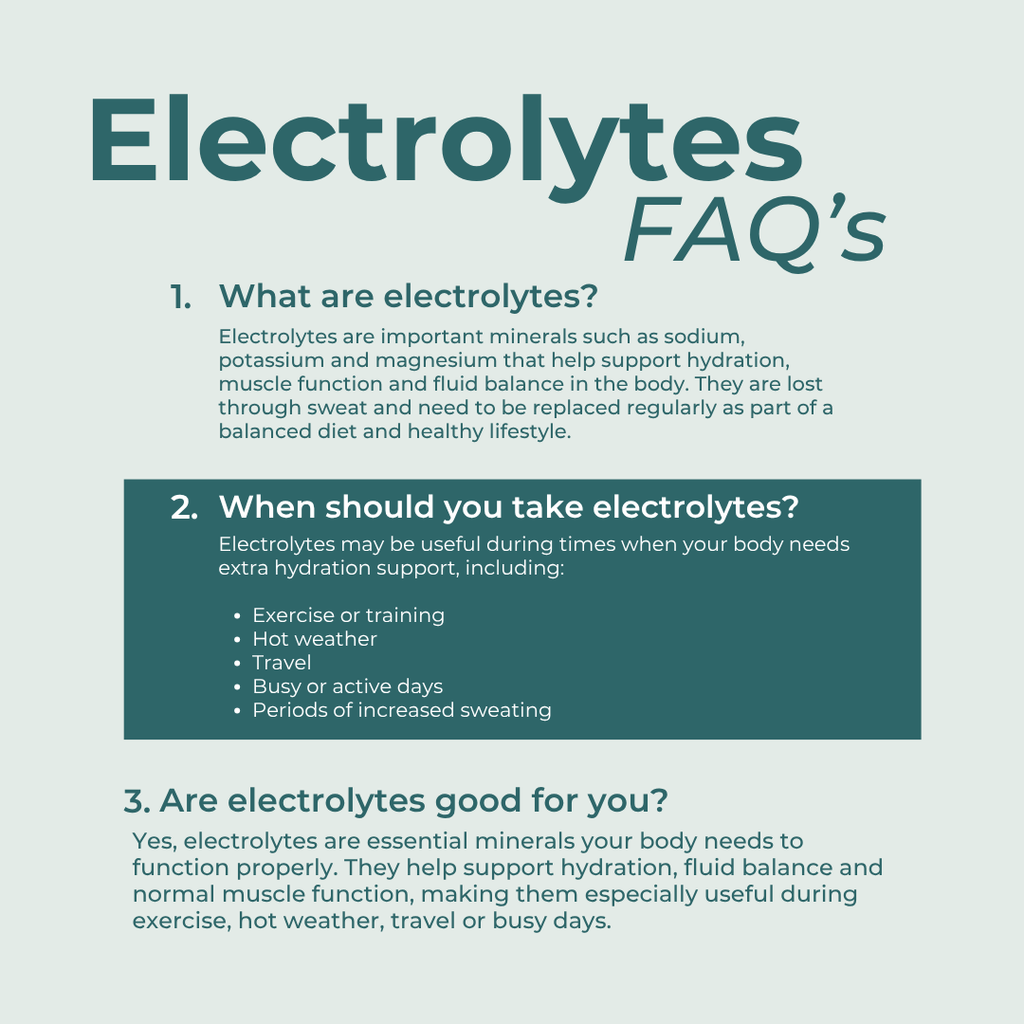 electrolytes order